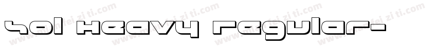 Sol Heavy Regular字体转换